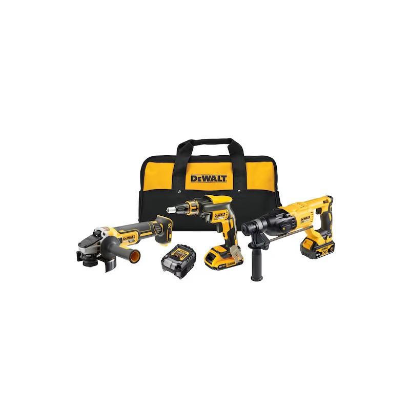 DCK308DM DeWALT 18V įrankių rinkinys (1x4.0 Ah) (1x2.0 Ah)
