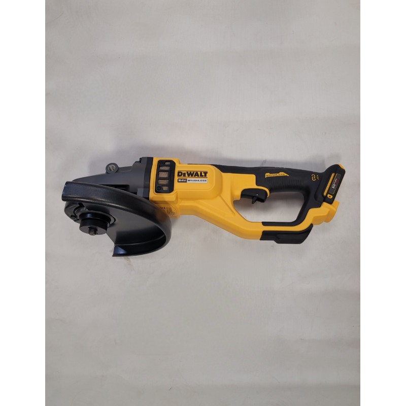 EKSPOZICINIS DCG460N DeWALT FLEXVOLT 54V kampinis šlifuoklis 230mm