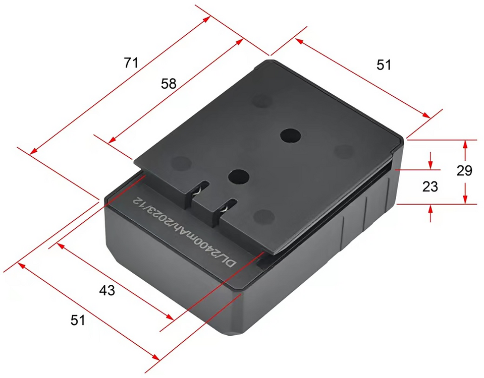 4D serijos savaime išsilyginančio lazerio baterija | YT-30415 2400Mah (YT-30416)