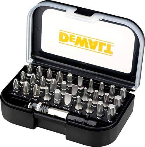 Bitų rinkinys atsuktuvui 31vnt. DeWalt