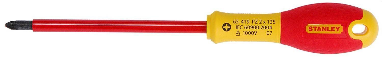 Stanley FatMax VDE atsuktuvas PZ2 x 125 mm su izoliacija 0-65-419