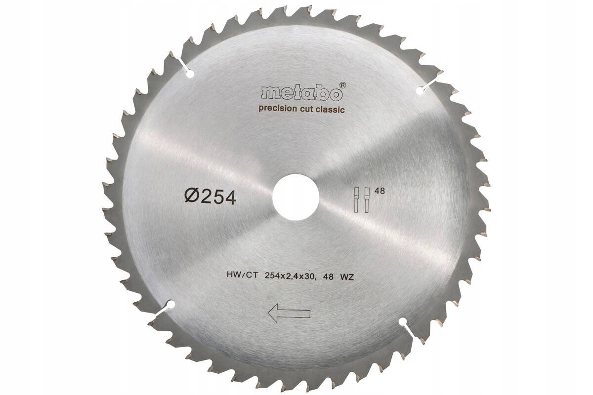 Medienos diskinis pjūklas HW/CT 254 x 2,4 x 30 Metabo 628061000
