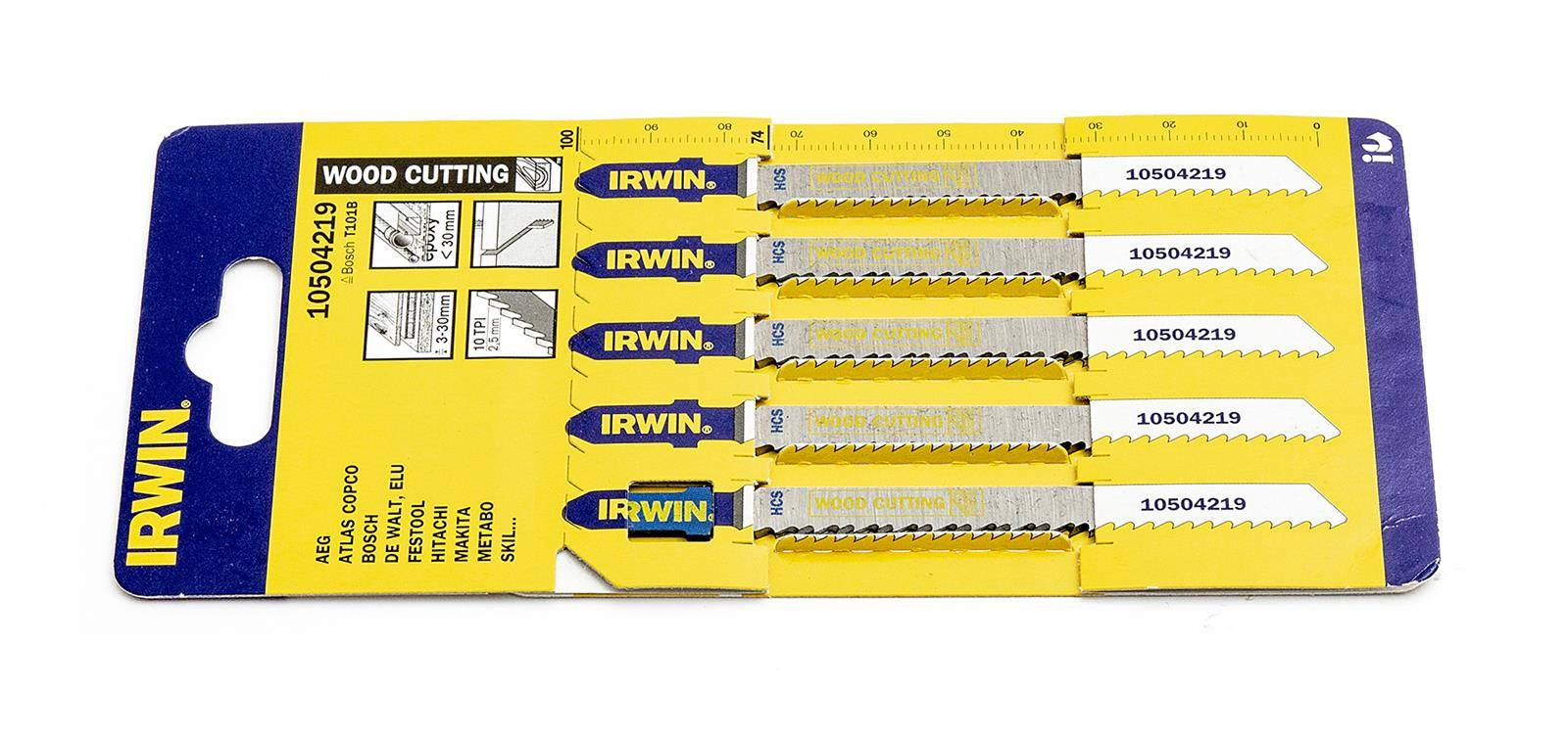 Irwin HCS, 100 mm/4, 10 z/inch T101B (5 vnt.) 10504219