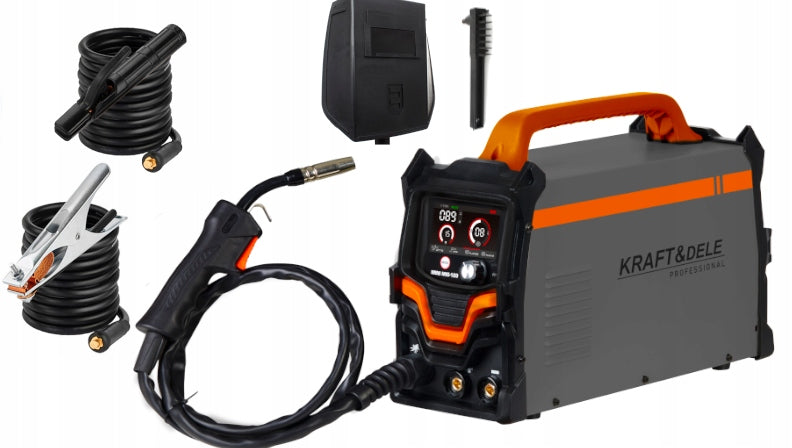Pusiau automatinis inverterinis suvirinimo aparatas | Kraft&Dele KD3421 3-in-1 MIG/MAG/MMA/TIG | 20-220A | 230V