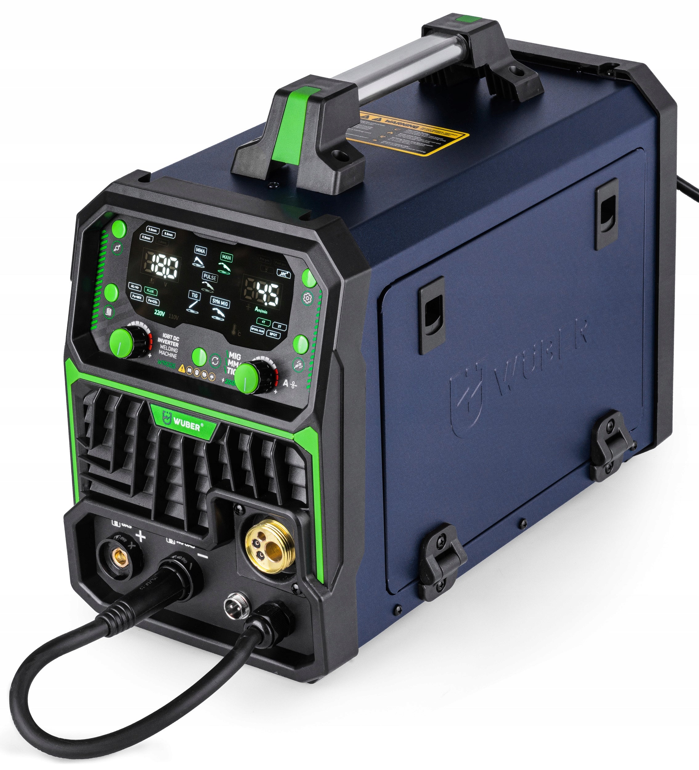 Inverterinis pusautomatis suvirinimo aparatas Wuber MIG FLUX / MMA / TIG / MIG-MAG / 250a