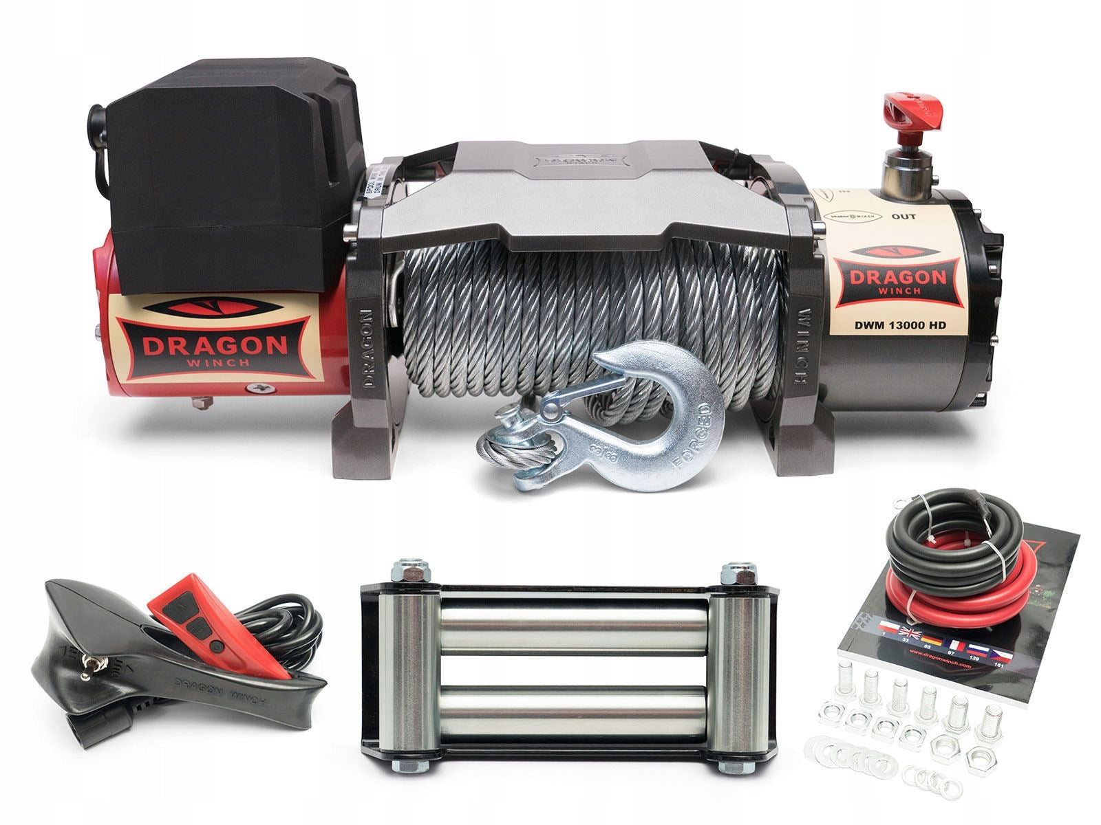 Elektrinė gervė Dragon Winch DWM 13000 hd – 6 tonų