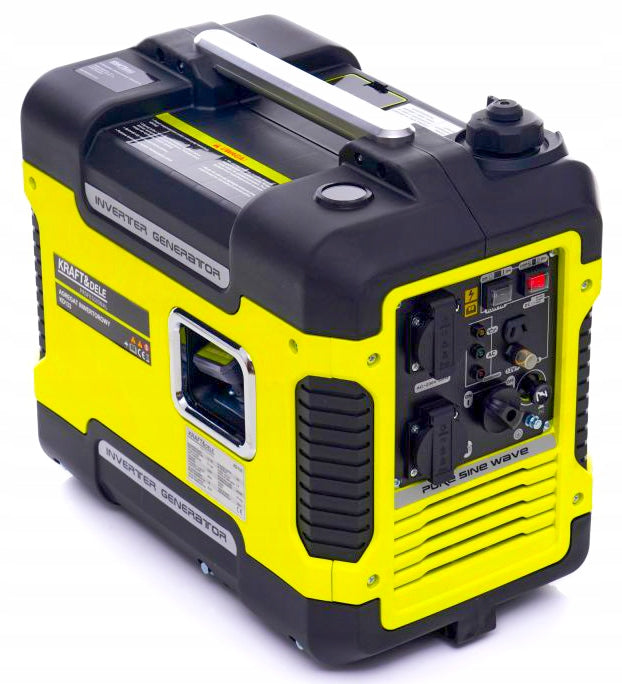 Nešiojamas inverterinis generatorius KRAFT&DELE KD133 1900W, 2x230V, 12V