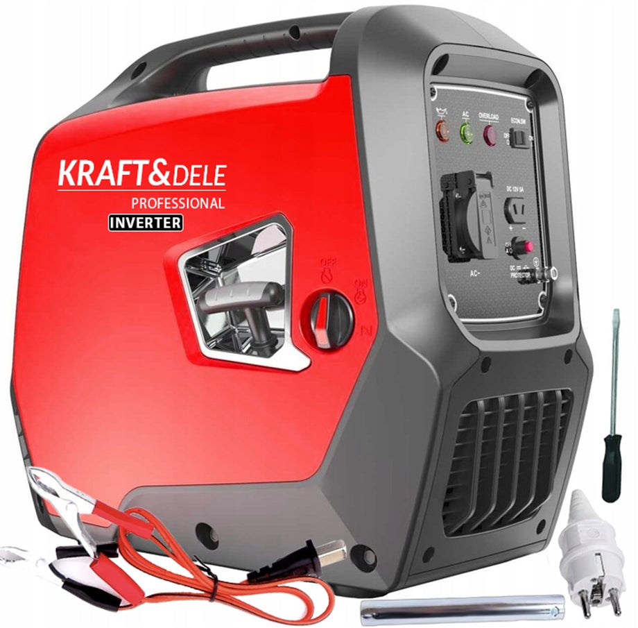 Nešiojamas Generatorius 2500W 230V AVR – KRAFT & DELE Professional™ KD697