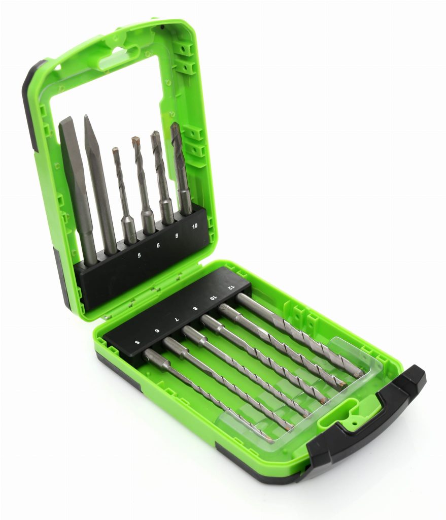 SDS grąžtų ir kaltų rinkinys – 12 vnt. KD988