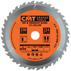 Pjovimo diskas HM 250x2,4x30 Z42, CMT