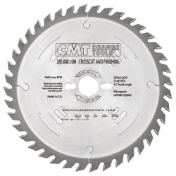 Pjovimo diskas HM 260x2,8x30 Z60, CMT