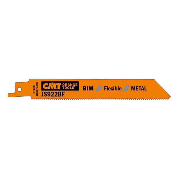 Pjūkleliai tiesiniam pjūklui 130x0,9mm BIM Co8 Z14TPI 5 vnt. 130x0,9mm Z14TPI, CMT