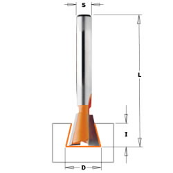 Freza (14*) HM S=8 D=12.7x12.7, CMT