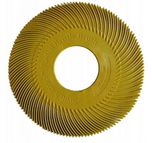 Šepečių papildymas Bristle BB-ZB Type-C geltonas 150mm P80, 3M