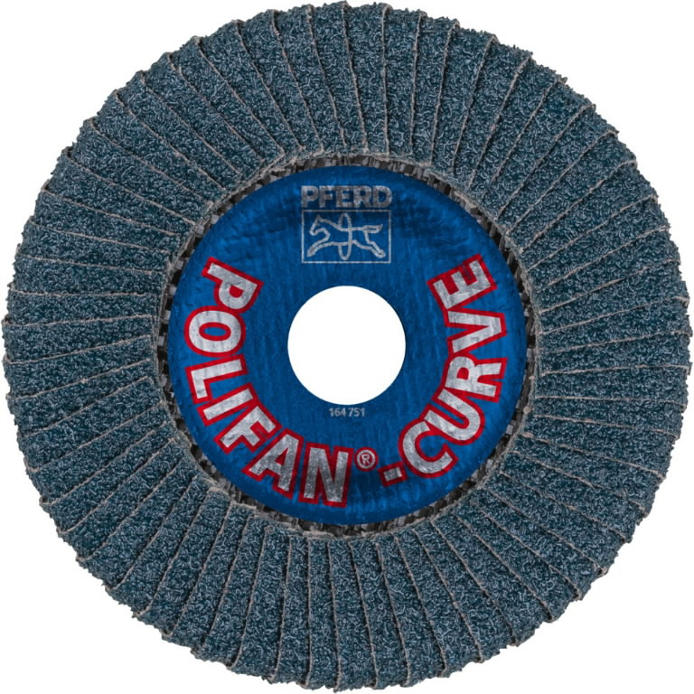 Lapelinis šlifavimo diskas SGP CURVE STEELOX 125mm Z40 M PFR, Pferd