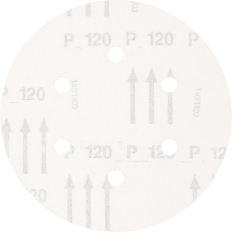 Diskas velcro KSS 6 skylės 150mm P120, Pferd