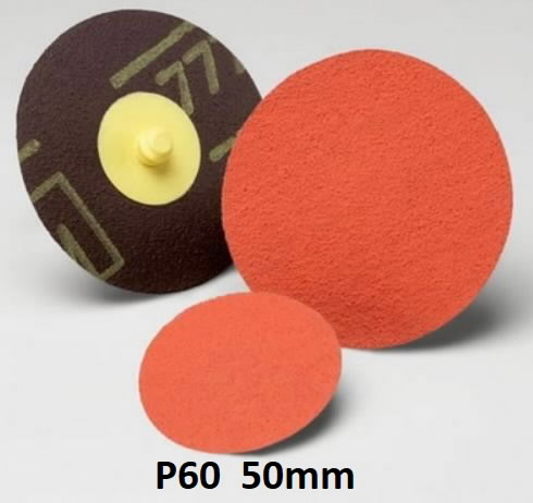Šlifavimo diskas Roloc 777F 50mm P60, 3M