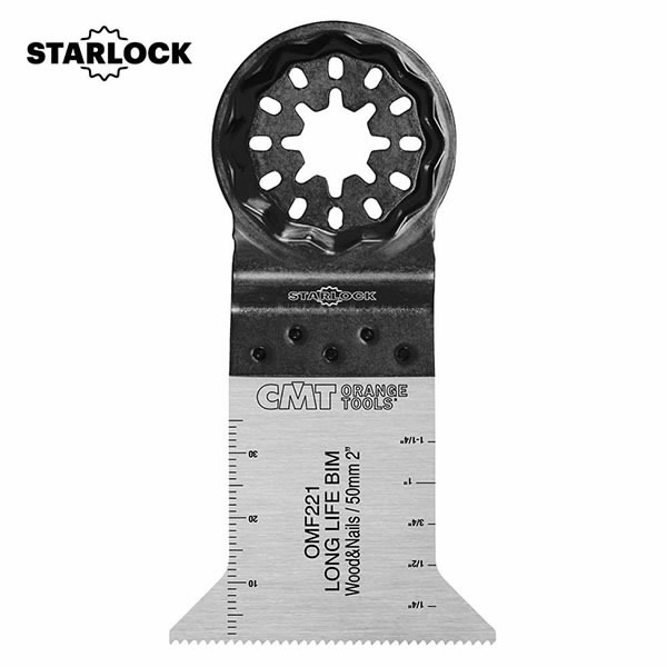 Plokščias pjovimo pjūklelis Starlock 50 mm BiM Co8, CMT