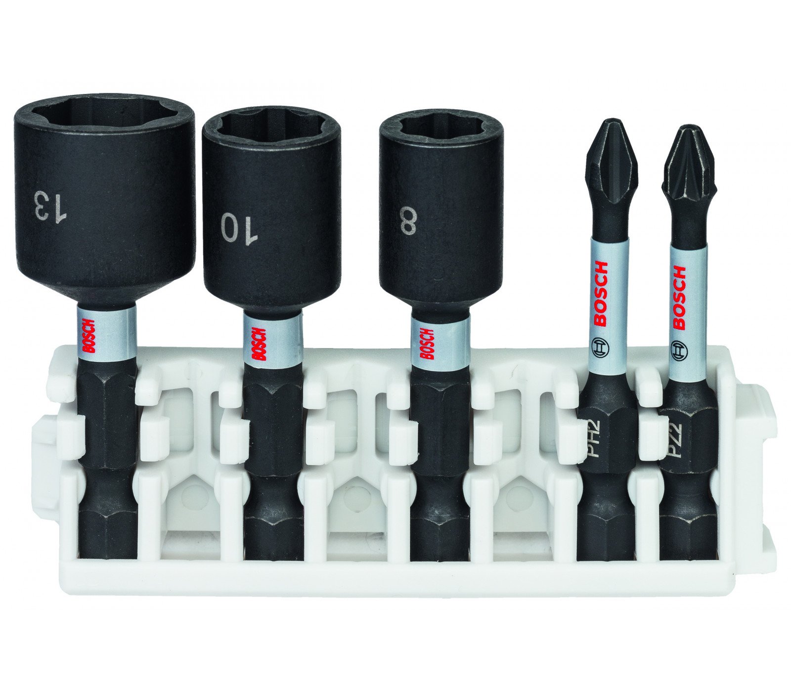 Bosch sukimo antgalių ir galvučių rinkinys Impact Control, 5 vnt, 25 mm