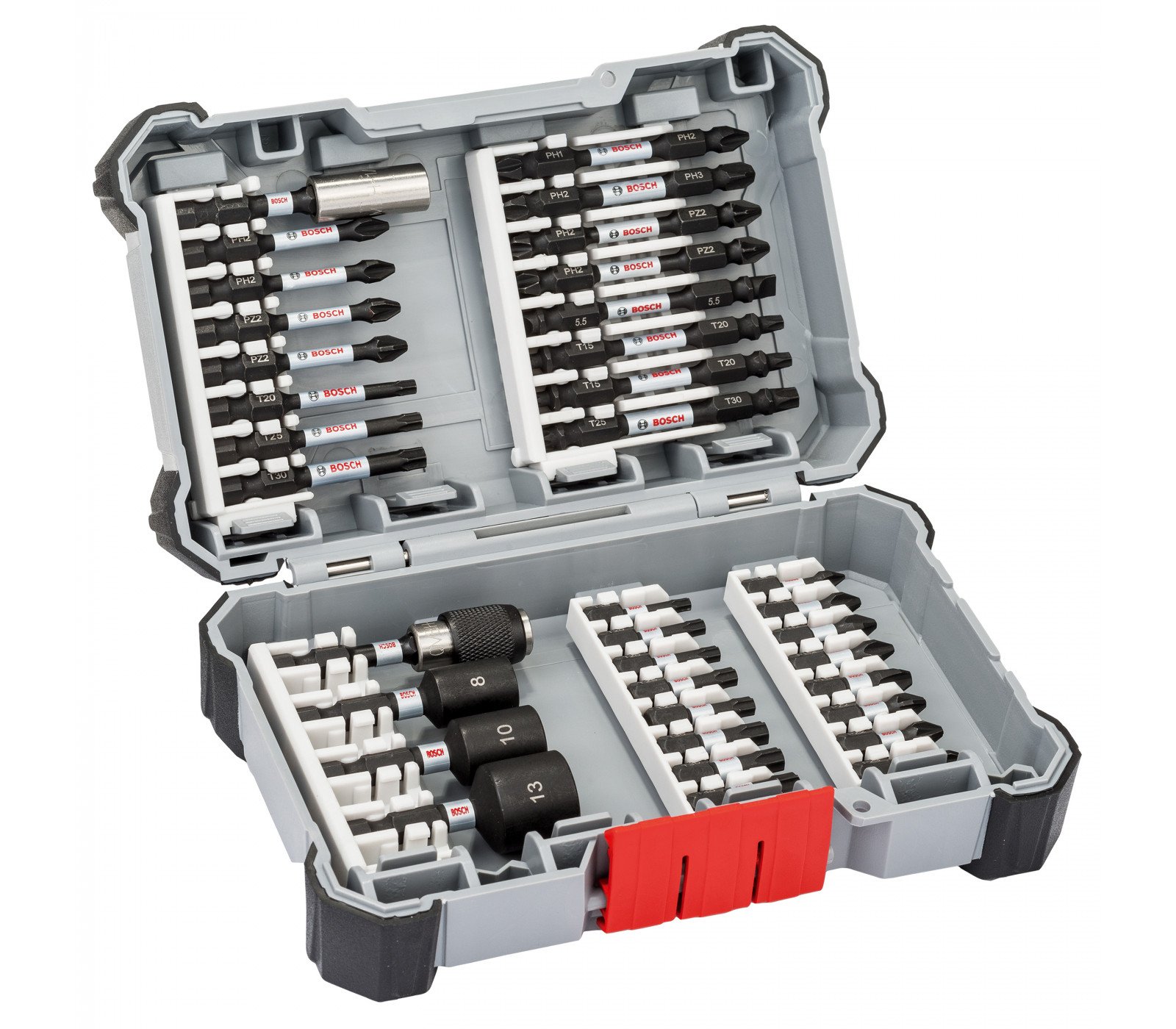 Bosch sukimo antgalių, galvučių rinkinys Impact Control, 36 vnt.