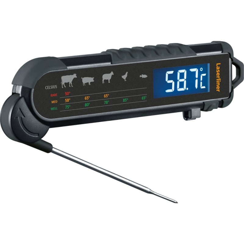 Laserliner maisto termometras 082.029A BBQ (rinkinyje baterijos)