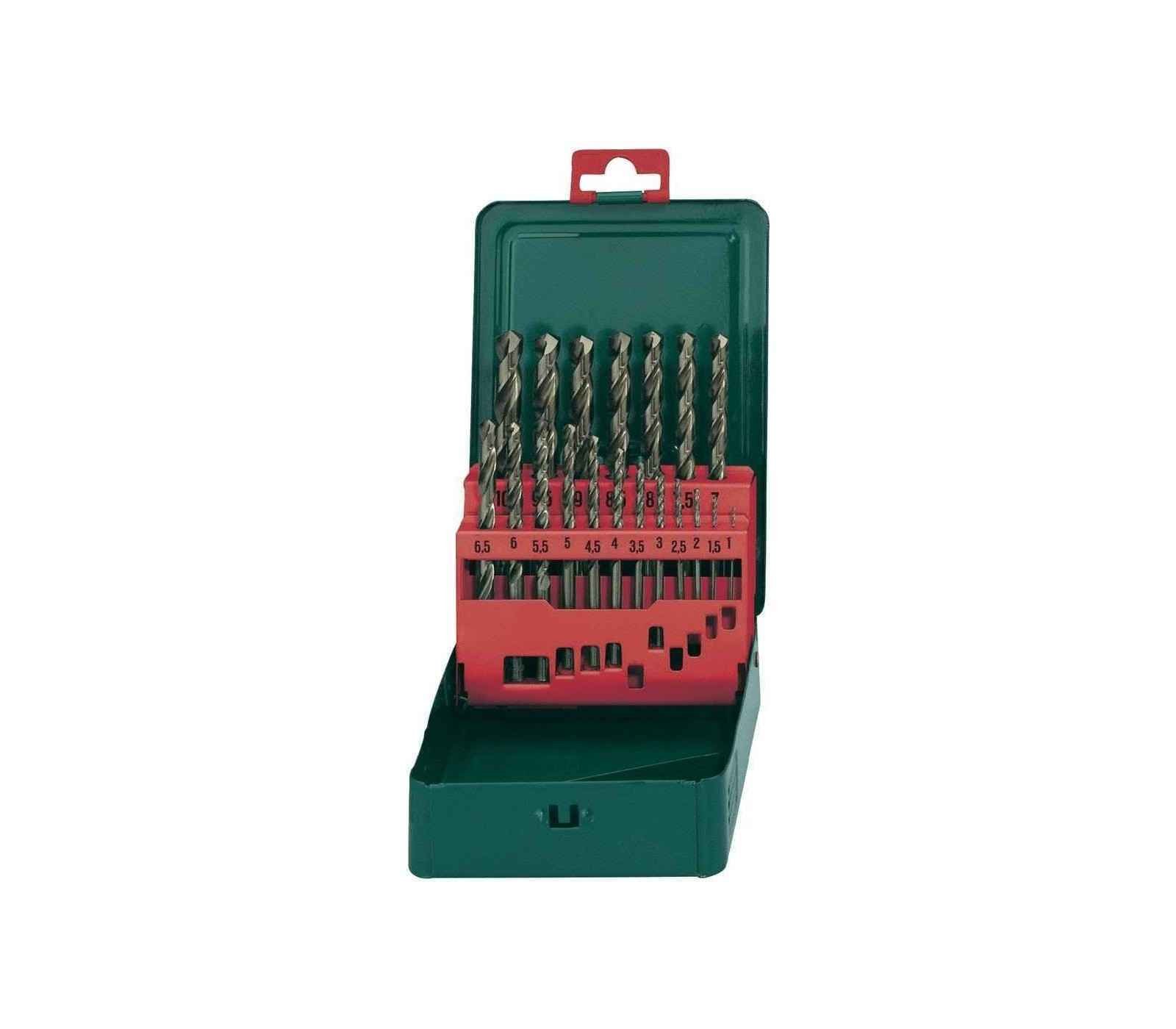Grąžtų komplektas Metabo HSS-CO "SP" (627157000), 19 vnt.