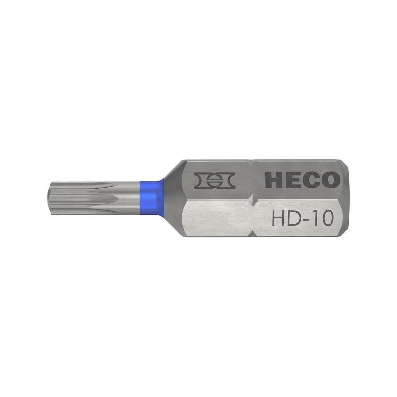 Heco sukimo galvučių rinkinys, HECO-Drive, HD-10, mėlyna, 10 vnt