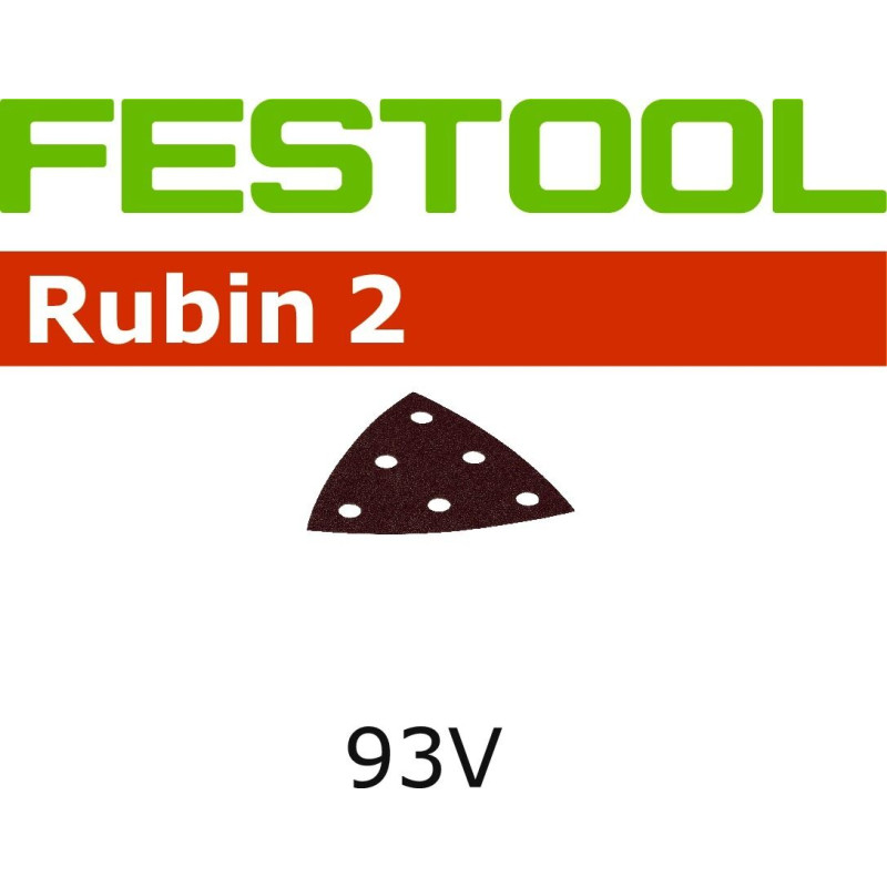 Festool šlifavimo popierius STF V93/6 P120 RU2/50 Rubin 2 (50 vnt)