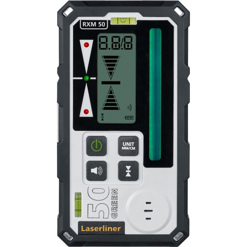 Laserliner lazerinis imtuvas RangeXtender, 50m (rinkinyje baterijos ir dėklas)