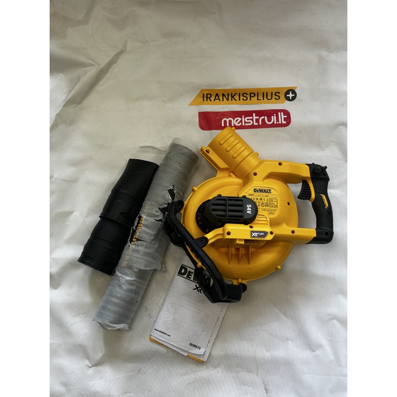 EKSPOZICINIS DCM572N DeWALT FLEXVOLT 54V lapų pūstuvas