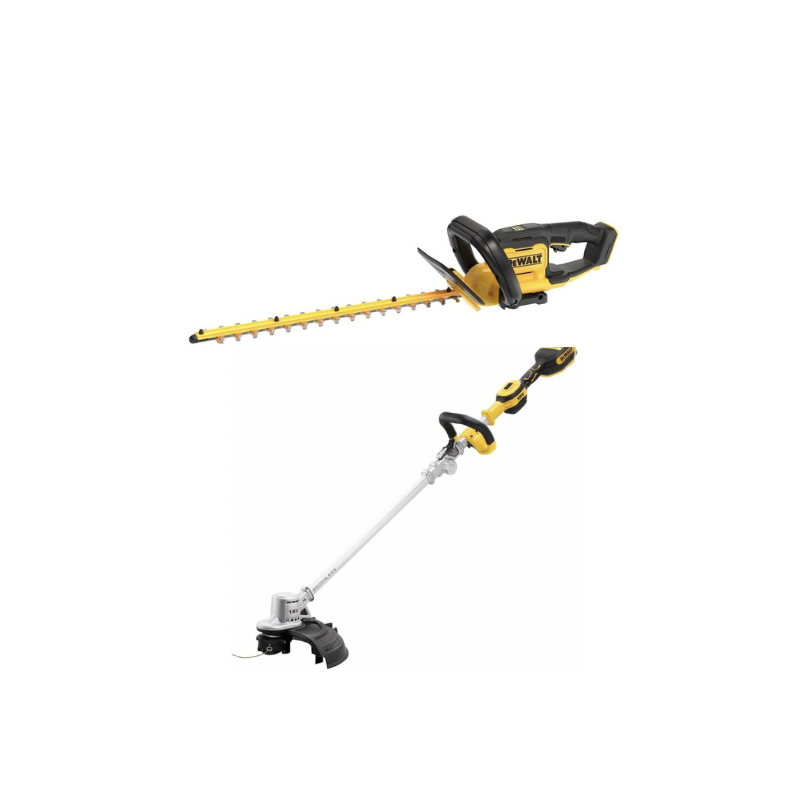 DCMHT564N DeWALT 18V gyvatvorių žirklės 55 cm + DCMST561N DeWALT 18V sulankstomas trimeris