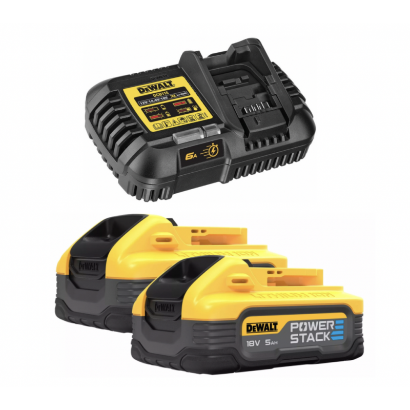 DCB116H2 DeWALT kroviklio ir akumuliatoriaus rinkinys