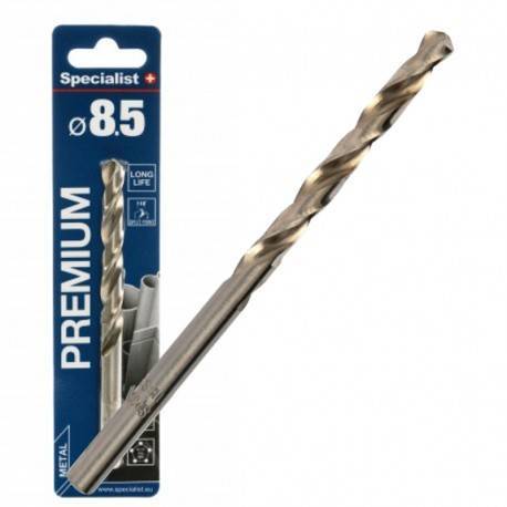 Metalo grąžtas SPECIALIST+ Premium, 8,5 mm, HSS