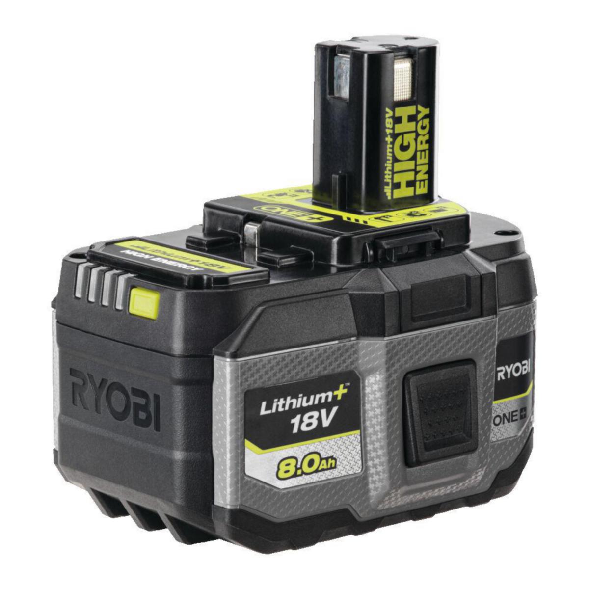 Akumuliatorius RYOBI ONE+ RB1880T, 18 V 8,0 Ah Li-Ion