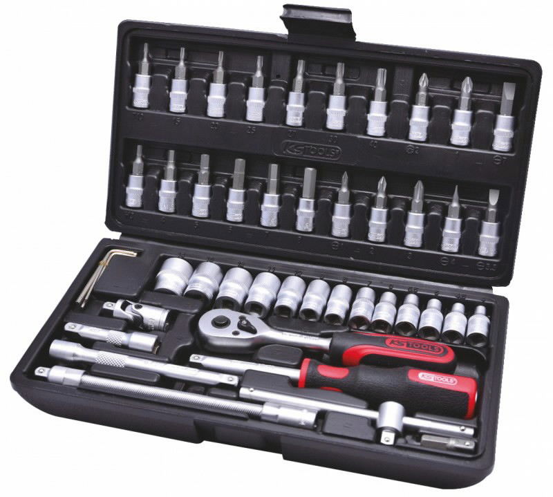 Galvučių komplektas KS Tools 1/4" 48-vnt CLASSIC