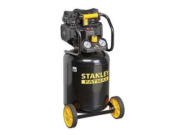 Oro kompresorius STANLEY Fatmax Siltek TB 50 V, 1100W, 8 bar, 160 l/min, 50 l, 59 dB(A), su ratukais