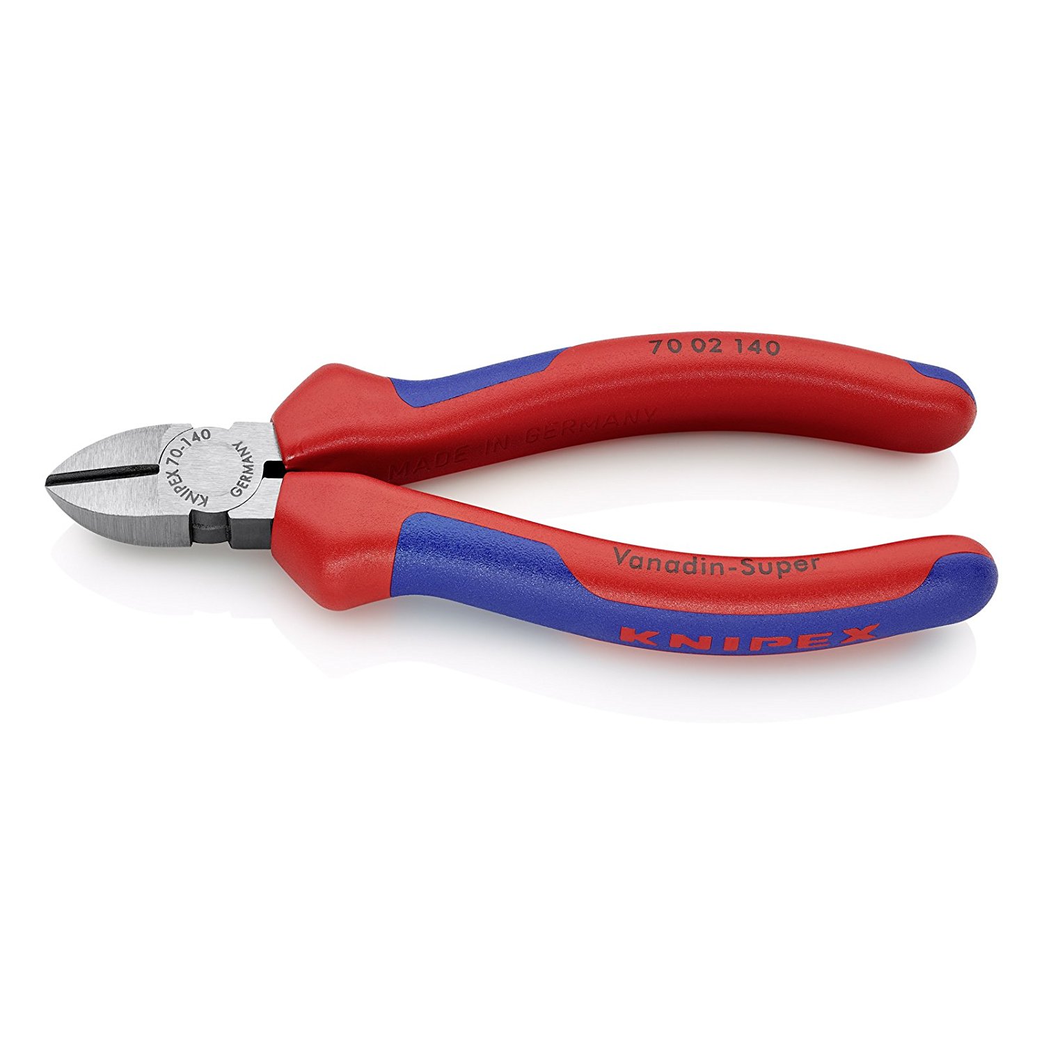 Šoninio kirpimo žnyplės KNIPEX, 140 mm