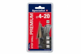 Pakopinis grąžtas SPECIALIST+ Premium, 4-20, mm