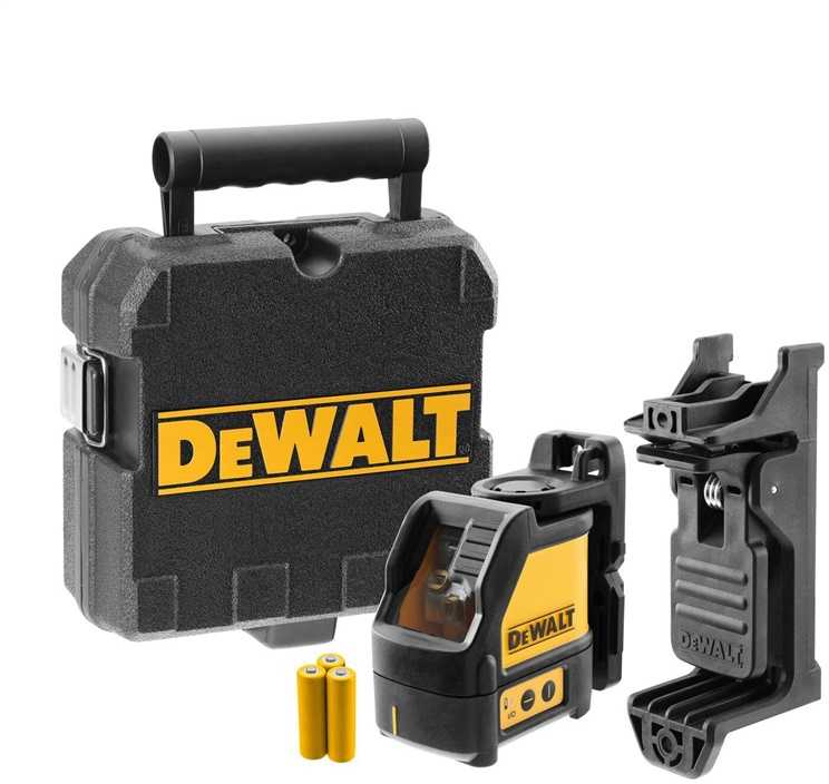 Nivelyras DEWALT DW088K-XJ DW088K-XJ, raudona