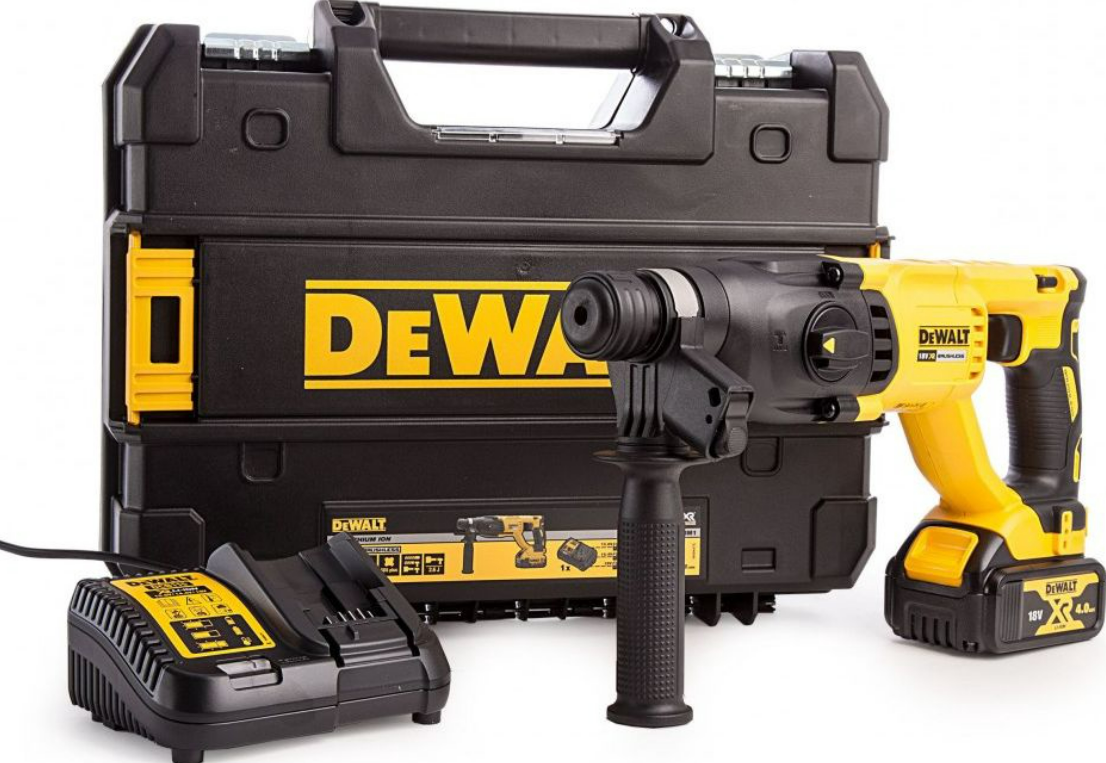 Akumuliatorinis perforatorius Dewalt DCH133M1-QW, 18 V, 4000 mAh