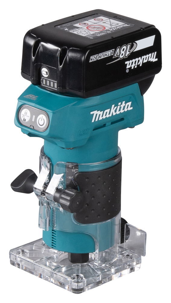 Akumuliatorinė freza MAKITA DRT52Z, 18 V, be akumuliatoriaus