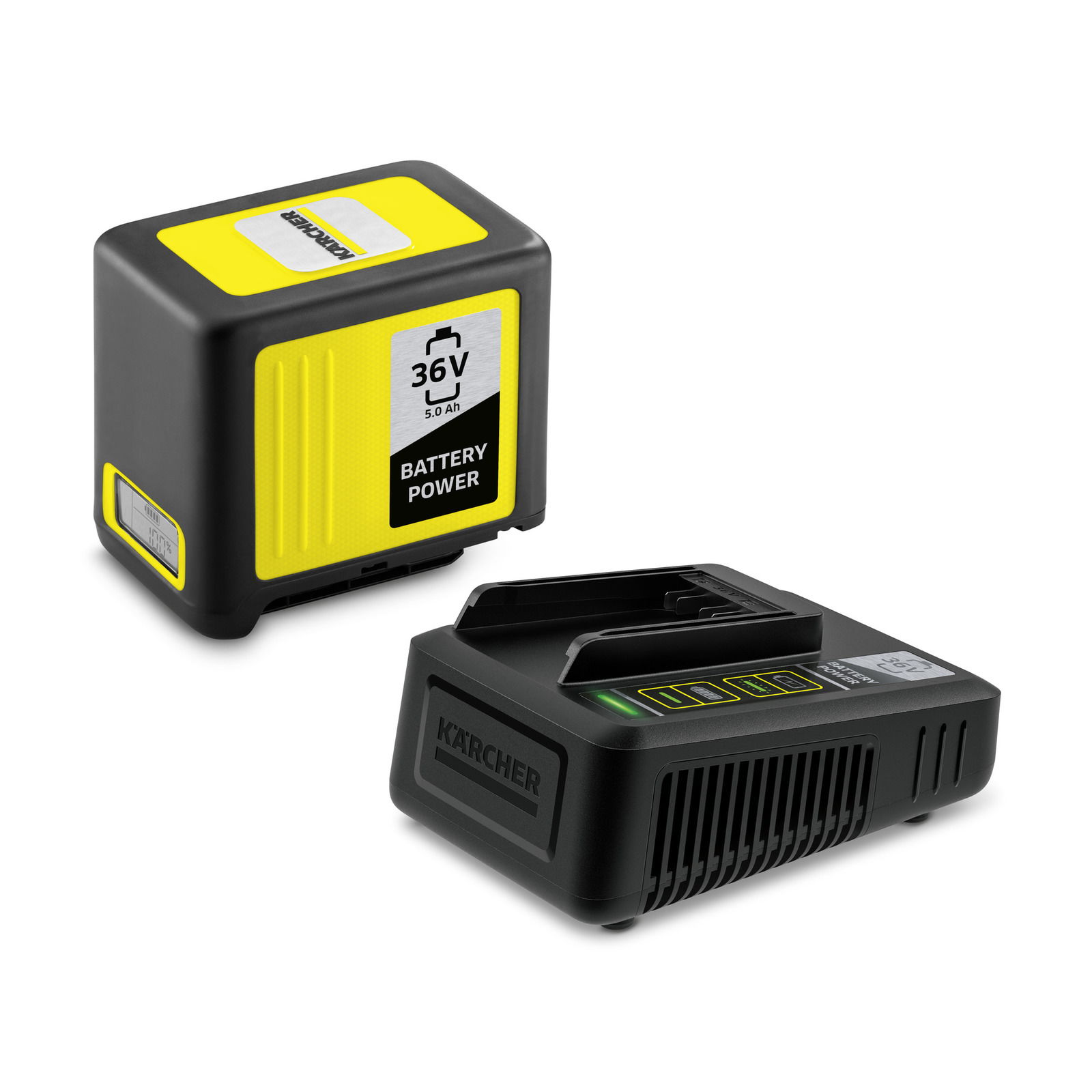 Akumuliatorius ir kroviklis Karcher Battery Power 36/50