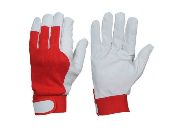 Darbo pirštinės FLEX-TOUCH, odos su medvilne, dydis 10-11