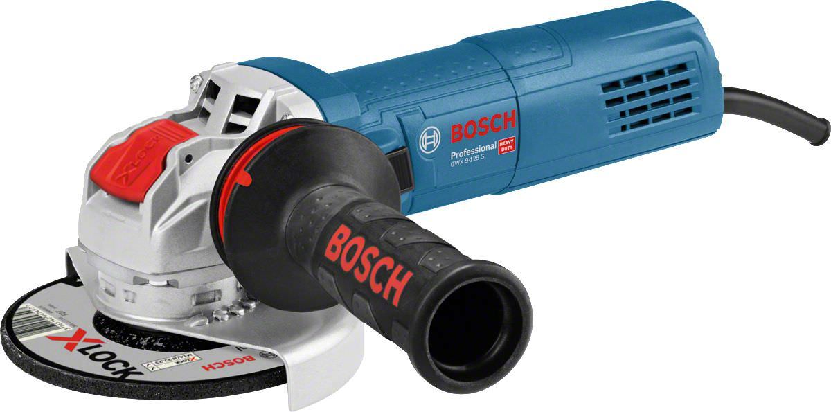Elektrinis kampinis šlifuoklis BOSCH GWX 9-125 S, 900 W