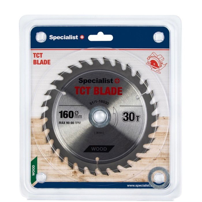 Medžio pjovimo diskas SPECIALIST+, 160 mm, 30 dantų, 30/20/16 mm