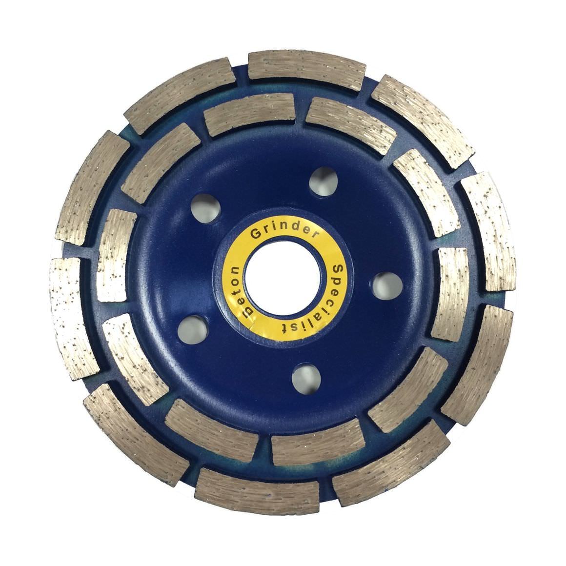 Deimantinė šlifavimo lėkštė SPECIALIST+, 125 x 22 mm, 2 eilių, skirta kampiniam šlifuokliui