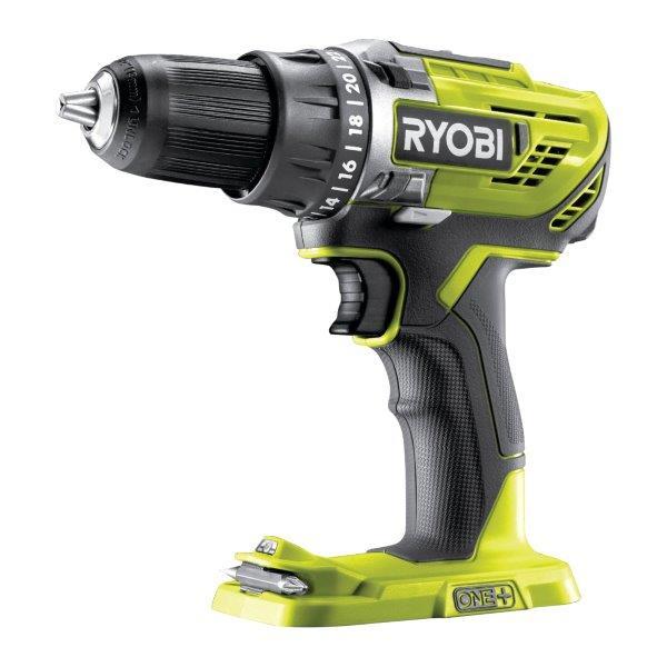 Akumuliatorinis suktuvas-gręžtuvas RYOBI ONE+ R18DD3-0, 18 V