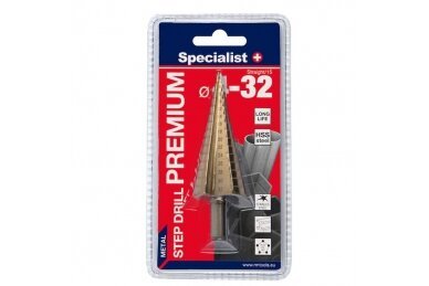 Pakopinis grąžtas SPECIALIST+ Premium, 4-32, mm