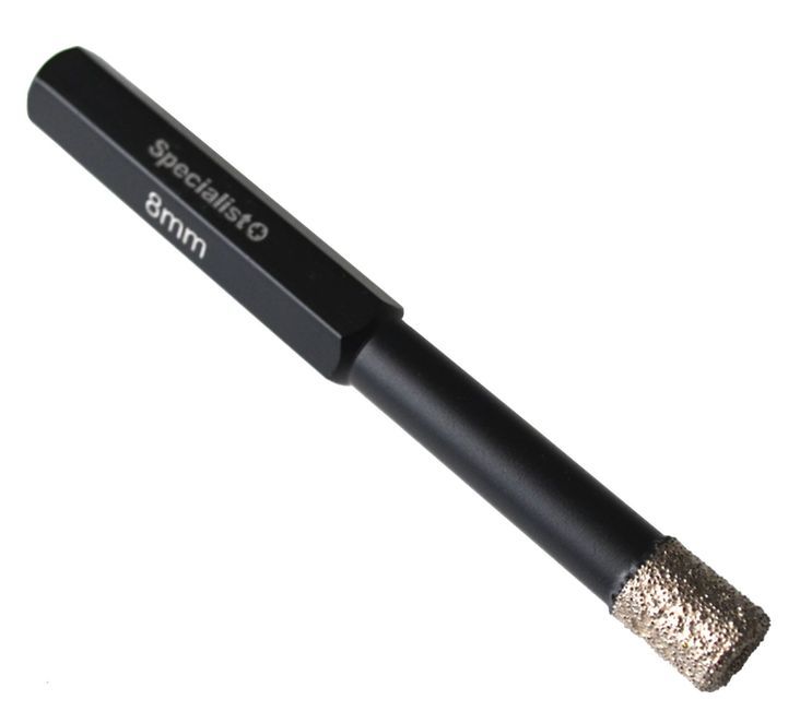 Deimantinis grąžtas SPECIALIST+, 8 mm, kietoms medžiagoms gręžti
