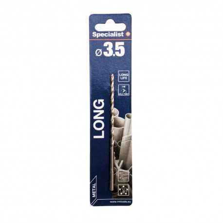 Metalo grąžtas SPECIALIST+ Long, 3,5 x 70 mm, DIN340, prailgintas